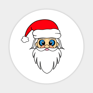 Funny Santa Claus Beard Magnet